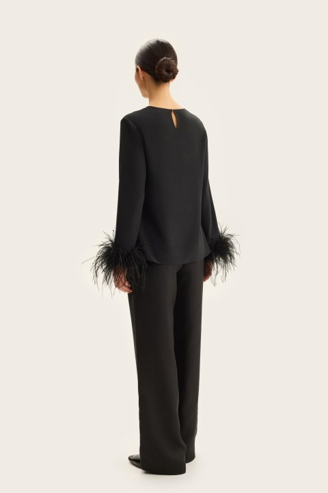 Лонгслив с перьями Gabrielle