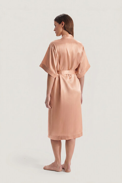Шёлковый халат-кимоно